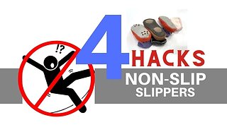 4 Easy Ways To Make Your Slippers Non-Slip // Simple DIY Hacks