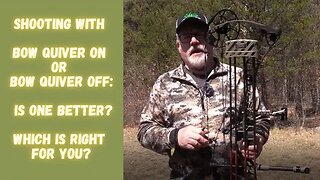Bowhunting: Shoot with Quiver on or off?