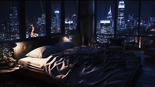 Cozy Bed while Raining with a nice view of the city | Relax ☺️