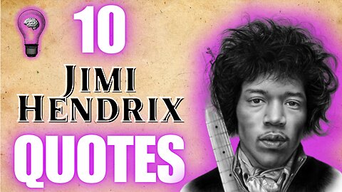 Unlock Your Inner Happiness with Jimi Hendrix's Top 10 Quotes on Life, Love, and Freedom.