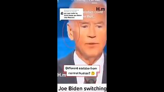 Joe Biden's earlobe Situation, different earlobe every time