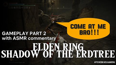 SHADOW OF THE ERDTREE GAMEPLAY 2 with Commentary by DARK ROMEO #eldenring #shadowoftheerdtree #asmr