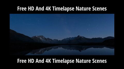 Free HD 4K Timelapse Nature Scenes