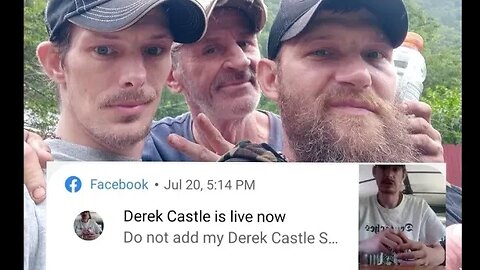 Derek Derkie Castle Facebook Live Don't add Derek Castle Sr account its hacked. #derkieverse #sbaw