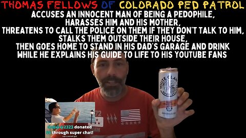 COLORADO PED PATROL ACCUSES AN INNOCENT MAN OF BEING A P3D0PHILE AND HARASSES HIM AND HIS MOTHER
