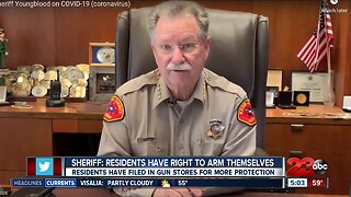 KCSO sheriff says gun stores are 'essential' and should remain open