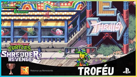 TROFÉU RETORNAR AO REMETENTE | TEENAGE MUTANT NINJA TURTLES SHREDDER'S REVENGE