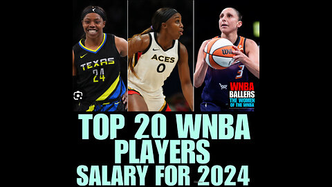 RBS #35 The top 20 WNBA PLAYERS SALARY