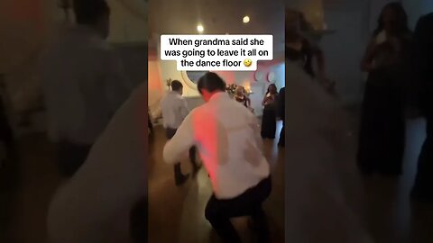 Grandma Left It All Out On The Dance Floor (via: kyanasue) #music #wedding #grandma #fyp