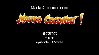 T.N.T. episode 01 TNT INTRO VERSE how to play ACDC guitar lessons ACDC by Marko Coconut