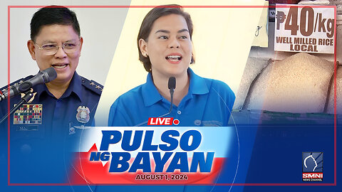 LIVE: Pulso ng Bayan kasama sina Admar Vilando at Jade Calabroso | Agosto 1, 2024