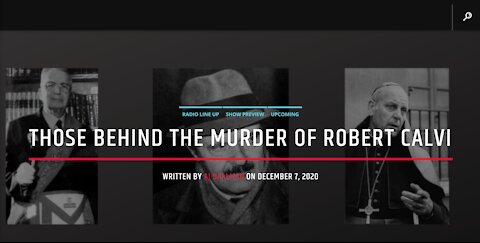 Who Killed Robert Calvi?