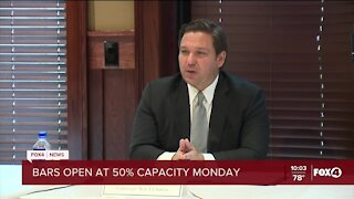 Gov. DeSantis meets in Fort Myers to discuss increasing restaurant capacity