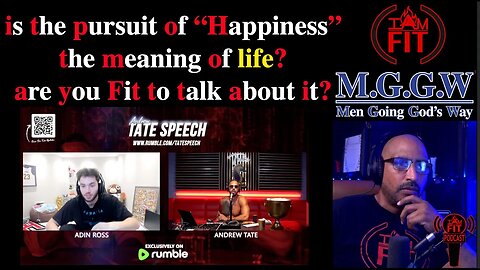 IAMFITPodcast#069: is the pursuit of happiness the meaning of life? are you Fit to talk about it?