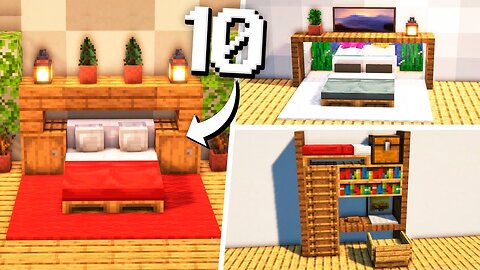 Modern Bed You Should Make in Minecraft! minecraft tutorial house