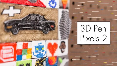 3D Pen Pegboard Pixels 2