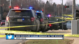 Kids discover human remains in the woods