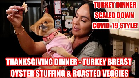 The BEST Turkey Breast & Oyster Dressing/Stuffing Ever! Super Easy Thanksgiving How To Make Recipe