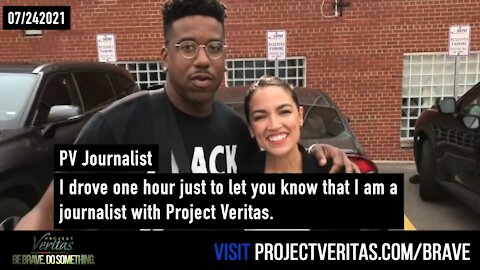 Staff and Security Swoop in as AOC Flees When Questioned by Project Veritas Journalist - 2706