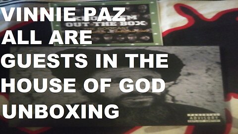 Vinnie Paz All Are Guests In The House Of God Unboxing