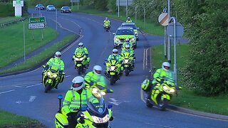 POLICE MOTORCYCLE CONVOY