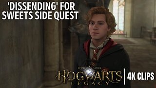 Garreth Weasley's Dissending For Sweets Full Side Quest | Hogwarts Legacy 4K Clips