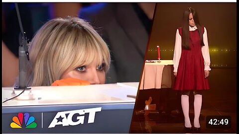 Heidi Klum HID from this SCARY talent! _ AGT 2023