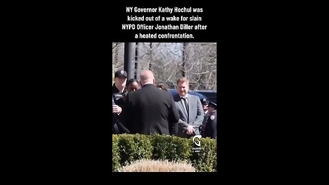 NY Governor Kathy Hochul Kicked out of a wake for slain NYPD Officer Jonathan Diller