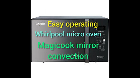 Easy rules to operate whirlpool convection oven