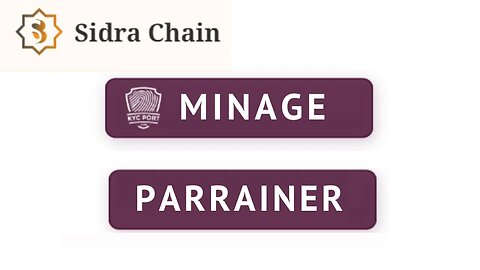 projet crypto minage sidra chain bank comment parrainer