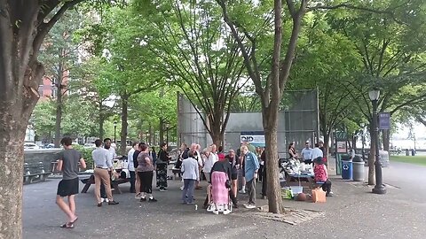 The @DIDNYC Potluck inside Rockafeller Park @VittoriaNYC 8/23/23