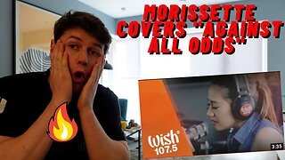 IRISH REACTION Morissette covers "Against All Odds" on Wish 107.5 Bus! VOICE OF A ANGEL!!