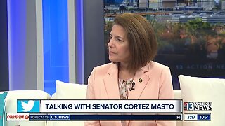 Sen. Cortez Masto talks prescription drug legislation, bill to help service women transition to civilian life
