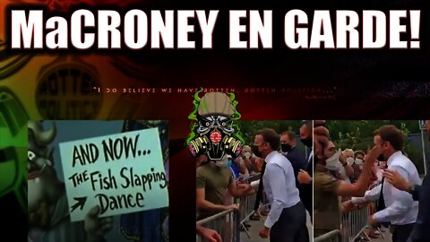 Macron gets fish slapped😂