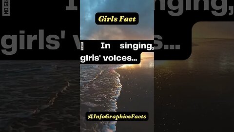 🎤 In singing, girls' voices