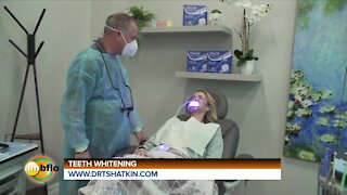 MEL GETS HER TEETH WHITENED