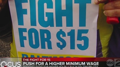 Baltimore City councilwoman continues fight for $15 minimum wage