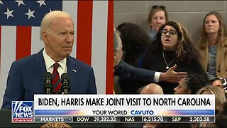 Biden's Speech Interrupted By Pro-Palestinian Protesters In North Carolina