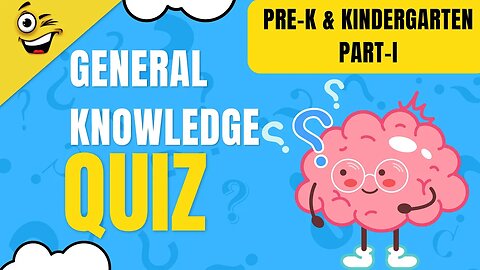 General Knowledge Quiz | Pre-K and Kindergarten | Kids elearning | Puzzled | Part-I