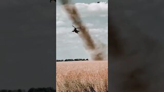 Helicopter battle action in Ukraine 🇺🇦