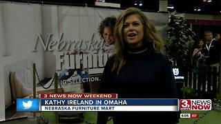 Former model Kathy Ireland visits Omaha