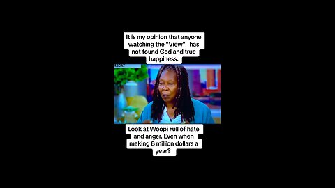 Whoopi’s Hate Looks Demonic