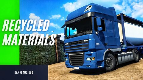 ETS2 | DAF XF 105.460 transporting used materials