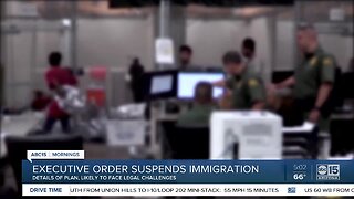 Executive order suspects immigration