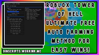 Roblox Tower of Hell: Ultimate Free Auto Farming Method for Easy Wins!