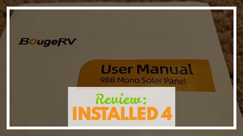 Review: Sponsored Ad - BougeRV 9BB Cell 200 Watts Mono Solar Panel,22.8% High Efficiency Module...