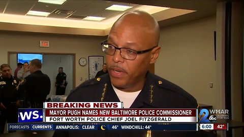 Fort Worth Texas Police Chief named new Baltimore Police Commissioner by Mayor Pugh