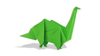 Origami Dinosaur Melanorosaurus