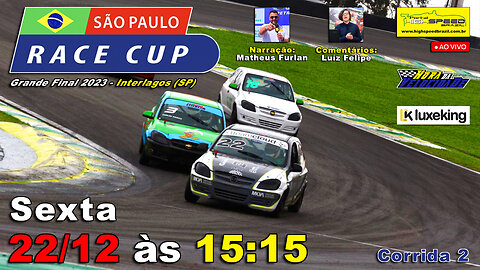 🔴 RACE CUP | Corrida 2 | FINAL 2023 | Interlagos (SP) | Ao Vivo