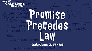 Promise Precedes Law